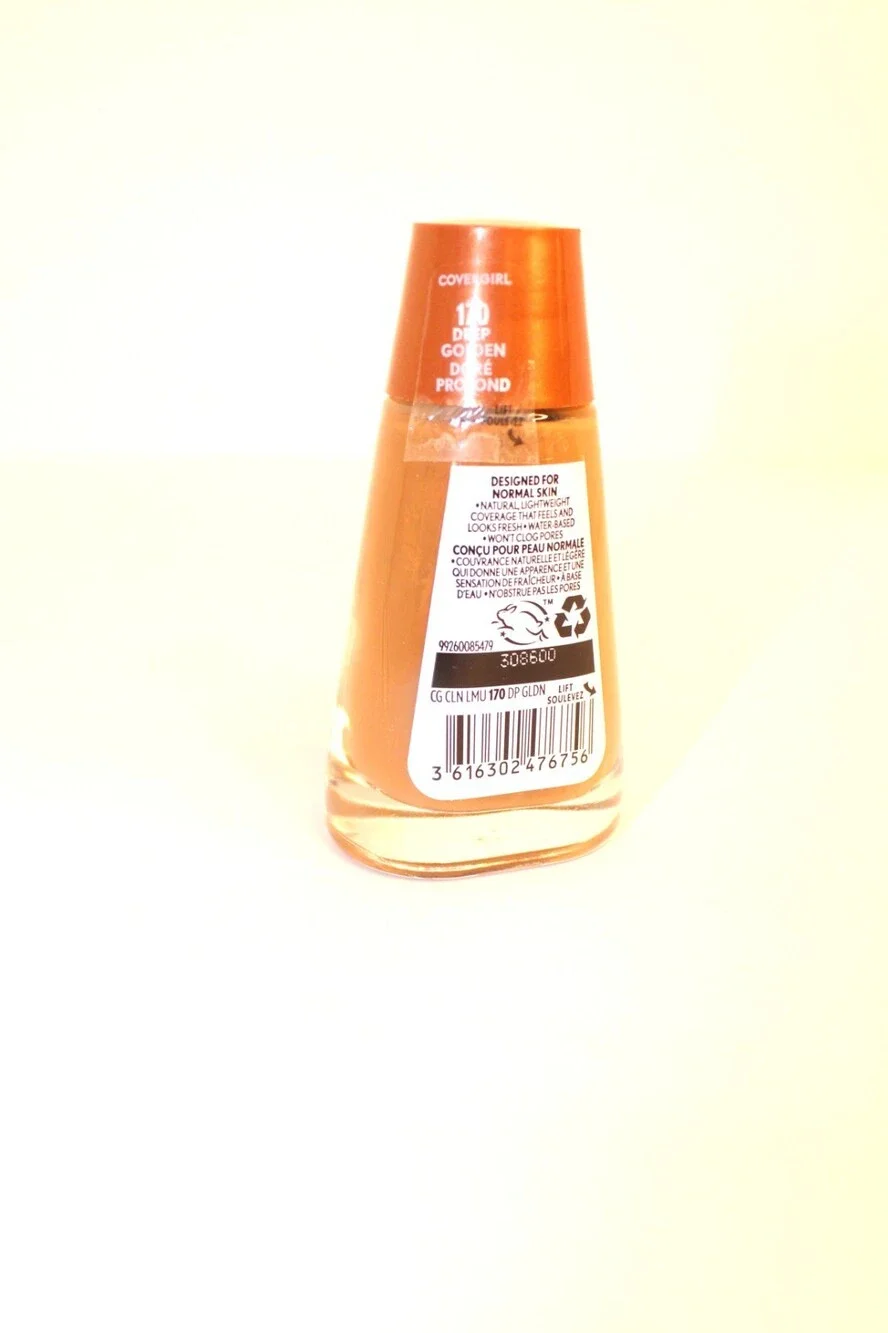 COVERGIRL Clean # 170 Liquid‎ Foundation Deep Golden 30ml / 1oz New Sealed